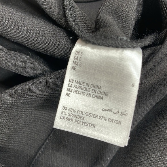 MAISON JULES Womens Black Scallop Hem Above The Knee Pencil - Picture 8 of 11